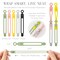 Wrapables Reusable Silicone Cable Cord Ties, Cord Organizer, Management, Bundling (Set of 20)
